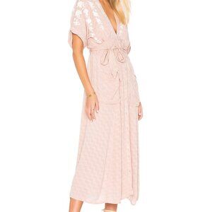 Free People Pink Midi Dress